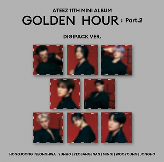 ATEEZ - GOLDEN HOUR : PART.2 11TH MINI ALBUM DIGIPACK (Random)