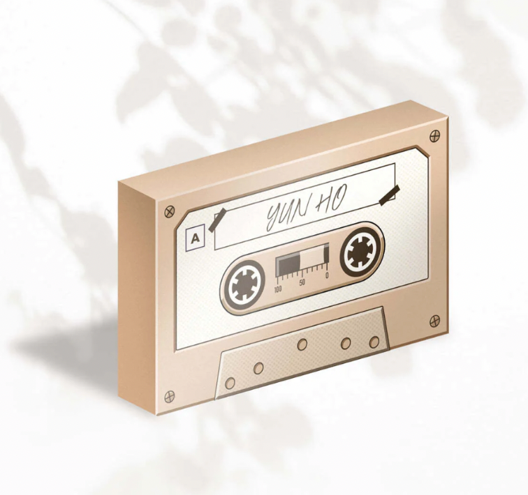 ATEEZ YUN HO - CASSETTE TAPE PHOTO PACKAGE OFFICIAL MD