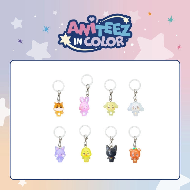 ATEEZ - 'ANITEEZ IN COLOR' MD (RANDOM) CLEAR MASCOT CHARM