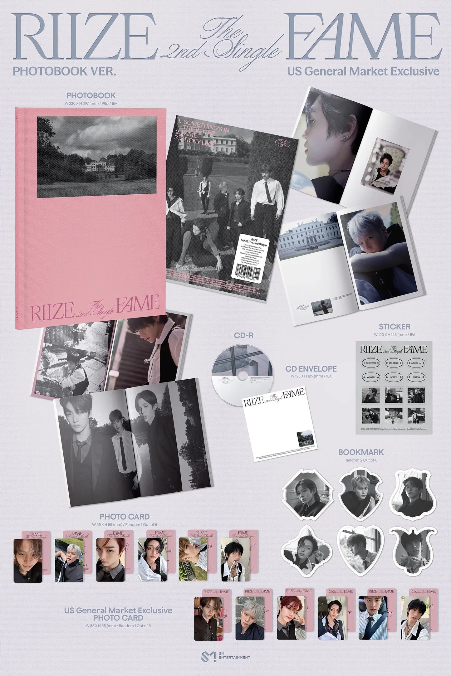 RIIZE - 2nd Single Album [FAME] (Photobook Ver)