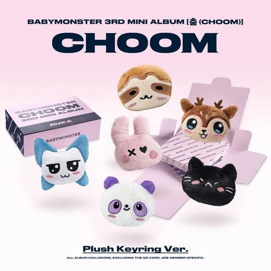 BABYMONSTER - 3rd MINI ALBUM [CHOOM] (Plush Keyring Ver.)