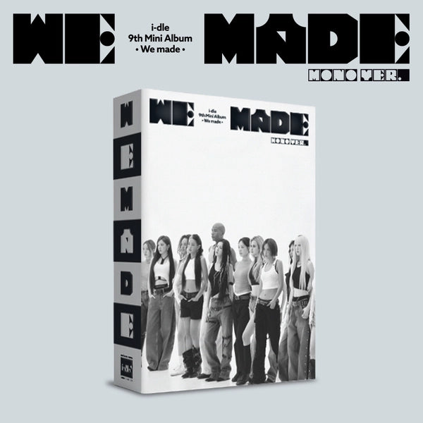 i-dle - 9th Mini Album [We made] (Mono Ver. (A Ver.))