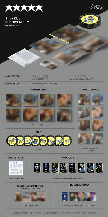Stray Kids [★★★★★ (5-STAR)] (DIGIPACK VER.)