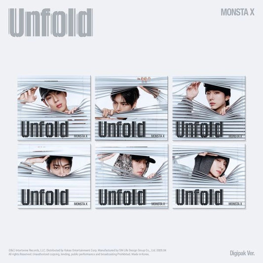MONSTA X - English Album [Unfold] (DIGIPACK Ver.) (Limited Edition)