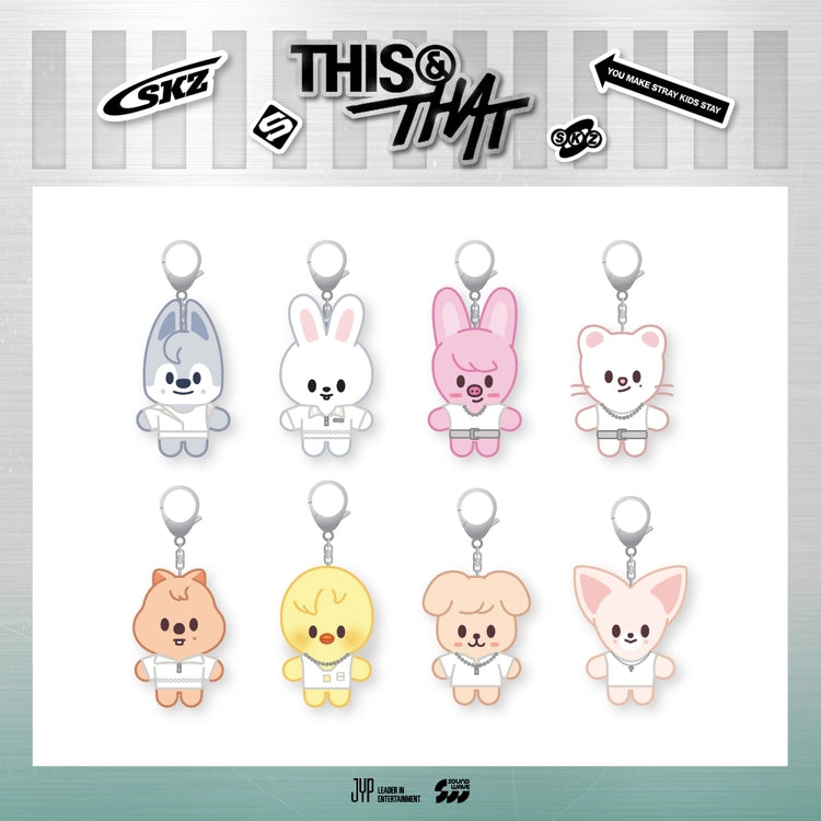 Stray Kids - [THIS & THAT] POP-UP MD SKZOO COSTUME PLUSH KEYRING