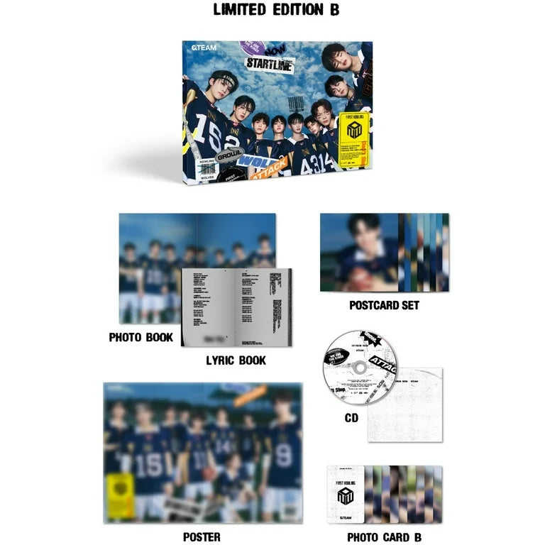 &TEAM - 1st Album [FIRST HOWLING : NOW] (Limited B)