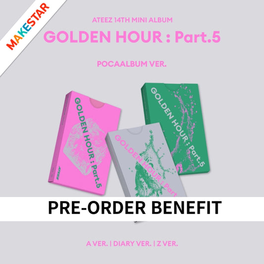 (POB) ATEEZ - 14th Mini Album [GOLDEN HOUR : Part.5] (POCAALBUM)