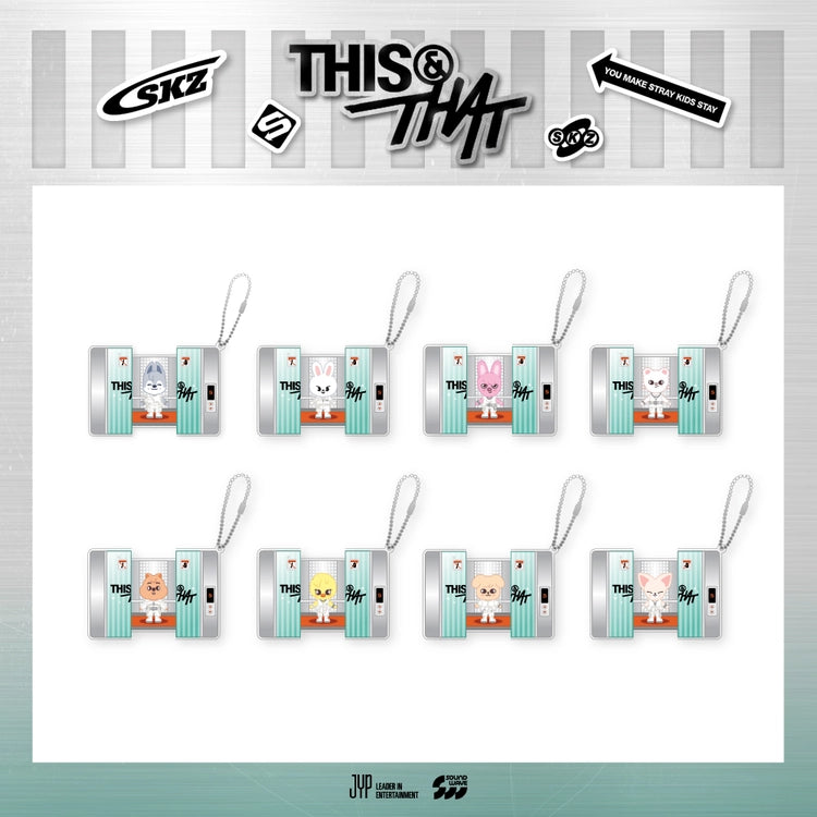 Stray Kids - [THIS & THAT] POP-UP MD SKZOO CAPSULE ACRYLIC KEYRING
