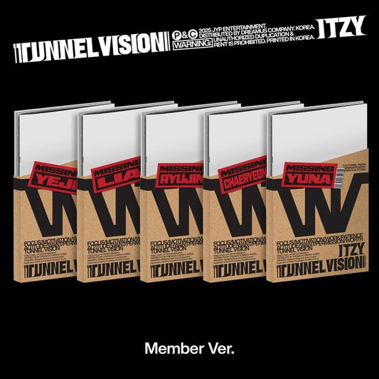 [PRE-ORDER] ITZY - [TUNNEL VISION] (MEMBER Ver)