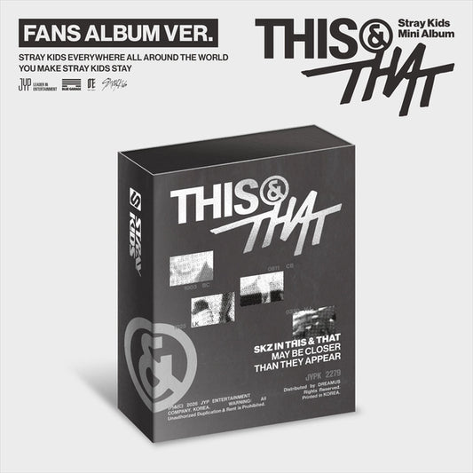 Stray Kids - 10th Mini Album [THIS & THAT] (FANS ALBUM Ver.)