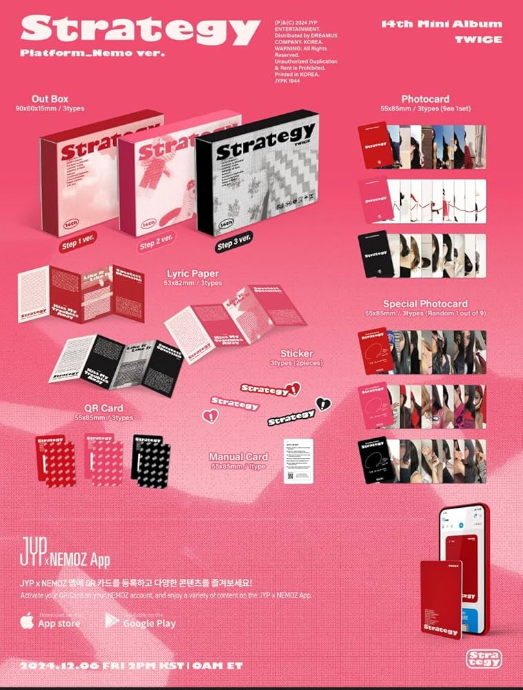 TWICE - 14th Mini Album [STRATEGY] (Platform/Nemo Ver.)