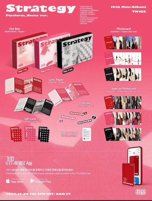 TWICE - 14th Mini Album [STRATEGY] (Platform/Nemo Ver.)