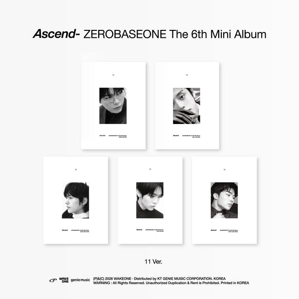 ZEROBASEONE - The 6th Mini Album [Ascend-] 11 Ver.