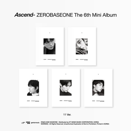 ZEROBASEONE - The 6th Mini Album [Ascend-] 11 Ver.