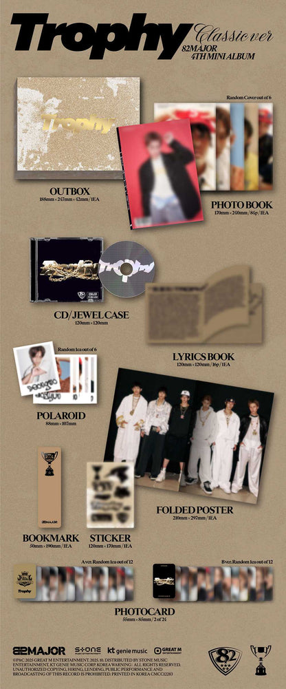 82MAJOR - 4th Mini Album [TROPHY]