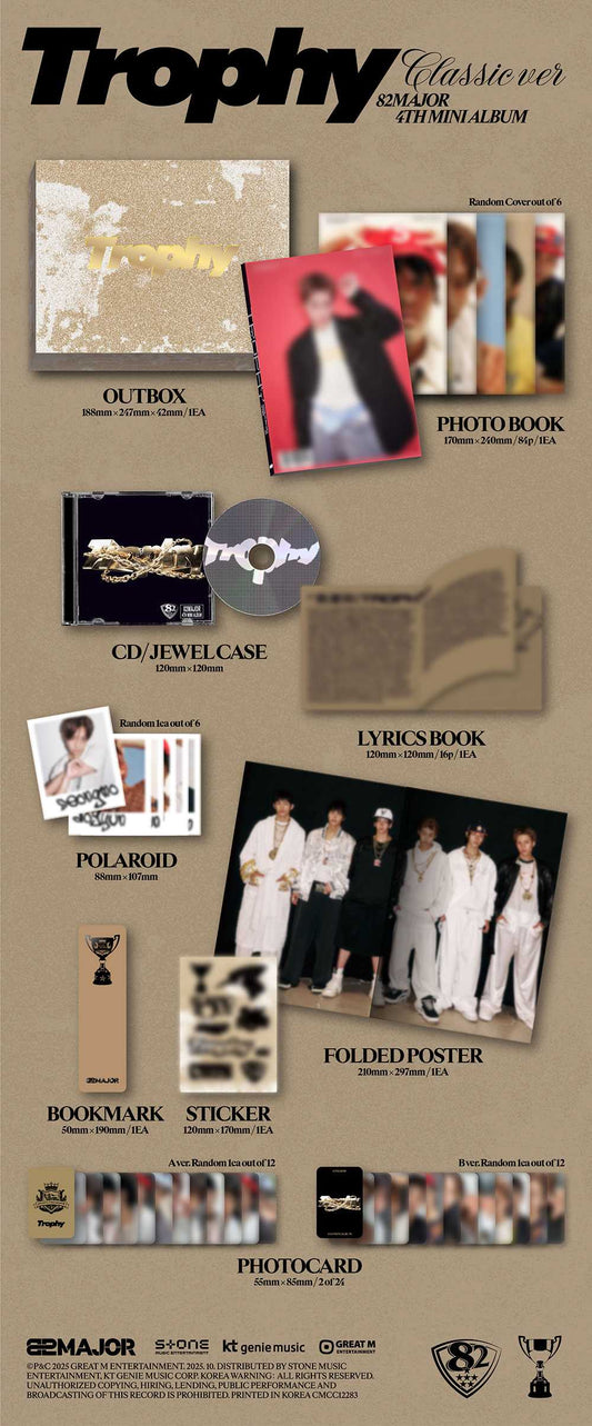 82MAJOR - 4th Mini Album [TROPHY]