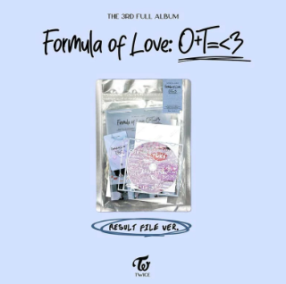 TWICE - VOL.3 [FORMULA OF LOVE : O+T=<3] (RESULT FILE Ver.)