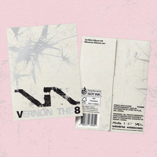 V8 (SEVENTEEN) - 1st Mini Album 'V8' Weverse Albums ver.