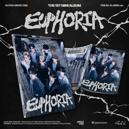 (POB) ALPHA DRIVE ONE - 1st Mini Album [EUPHORIA] (FREAK ALARM Ver.)
