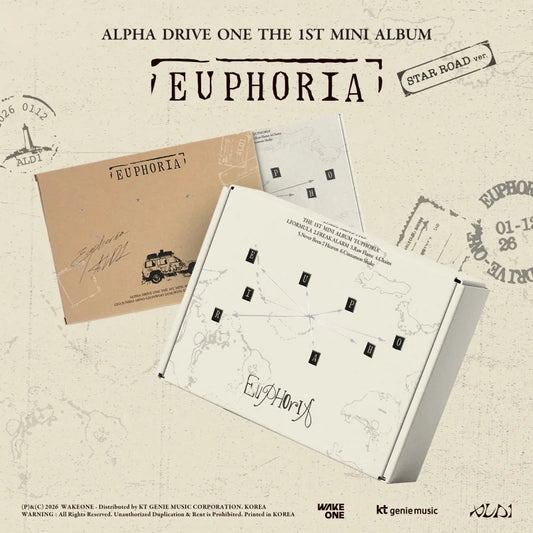 (POB) ALPHA DRIVE ONE - 1st Mini Album [EUPHORIA] (STAR ROAD Ver.)