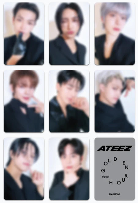 ATEEZ - GOLDEN HOUR : PART 2 [SUIT VER] LUCKYDRAW MAKESTAR POB