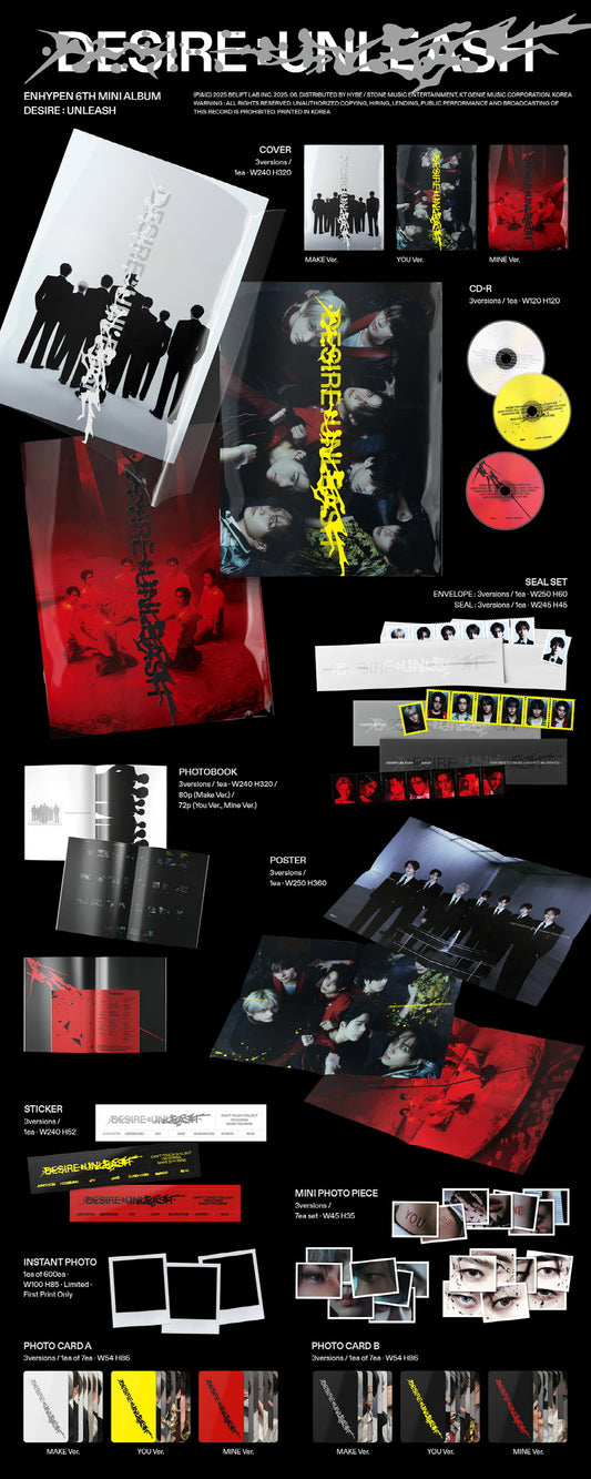 ENHYPEN - 6th Mini Album [DESIRE: UNLEASH]