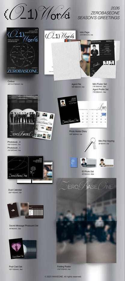 (POB) ZEROBASEONE - 2026 SEASON'S GREETINGS [(0_1) World]