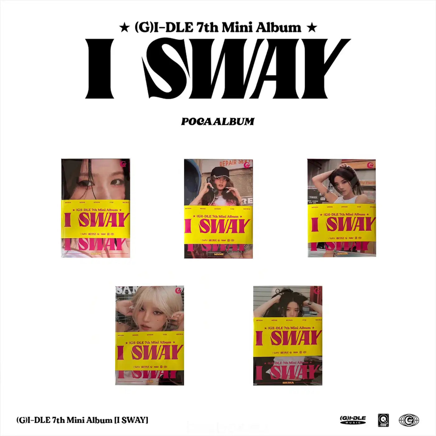 (G)I-DLE - 7th Mini Album [I SWAY] (POCA ALBUM Ver.)