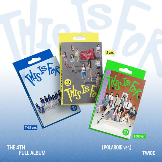 TWICE - 4th Full Album [THIS IS FOR] (POLAROID Ver)