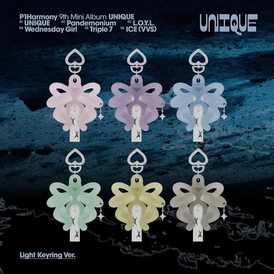 (POB) P1Harmony - 9th Mini Album [UNIQUE] (Light Keyring Ver.)