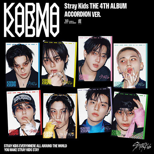 STRAY KIDS - 4th Album [KARMA] (ACCORDION VER.) (Random Ver.)