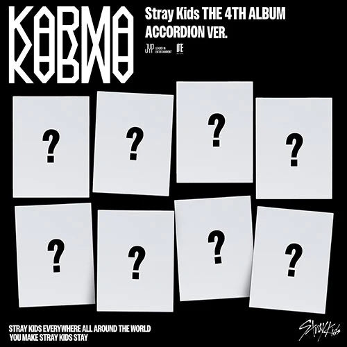 [PRE-ORDER] STRAY KIDS - 4th Album [KARMA] (ACCORDION VER.) (Random Ver.)