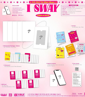 (G)I-DLE - 7th Mini Album [I SWAY] (POCA ALBUM Ver.)