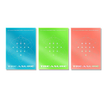 TREASURE - 1st Album [THE FIRST STEP : TREASURE EFFECT] (BLUE / GREEN / ORANGE Ver.)