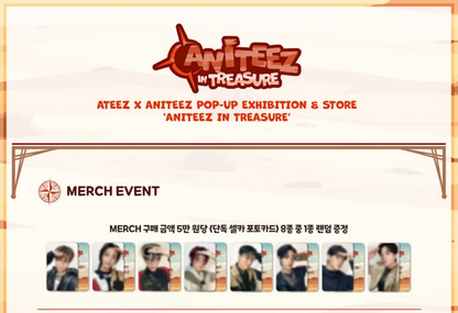ATEEZ - [ANITEEZ IN TREASURE] POP-UP SOUNDWAVE POB