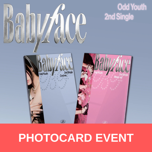 (KOOKY PHOTOCARD EVENT) ODD YOUTH - 2nd Single Album [Babyface] (Photobook Ver.)