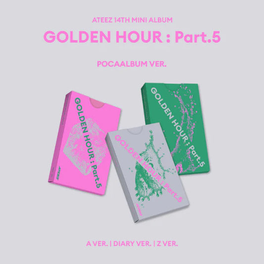 (POB) ATEEZ - 14th Mini Album [GOLDEN HOUR : Part.5] (POCAALBUM)