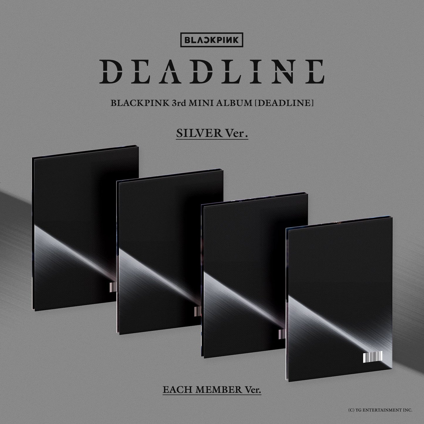 (POB) BLACKPINK - 3rd Mini Album [DEADLINE] (SILVER Ver.)