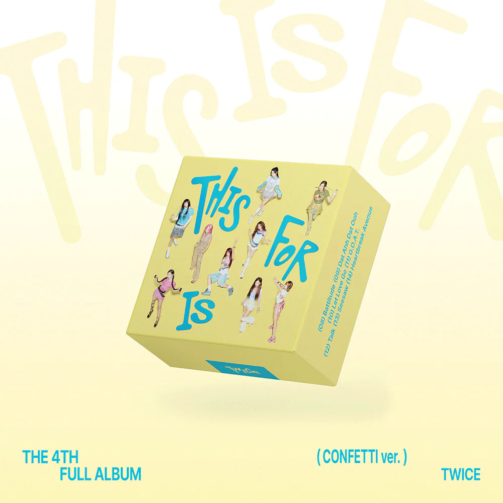 TWICE - 4th Full Album [THIS IS FOR] (CONFETTI Ver)