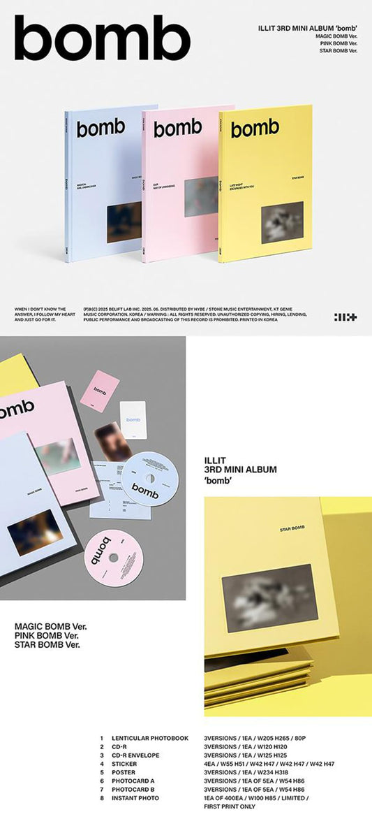 ILLIT - 3rd Mini Album [bomb]
