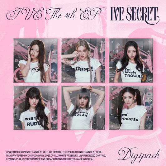 [PRE-ORDER] IVE - 4th Mini Album [IVE SECRET] (Digipack)