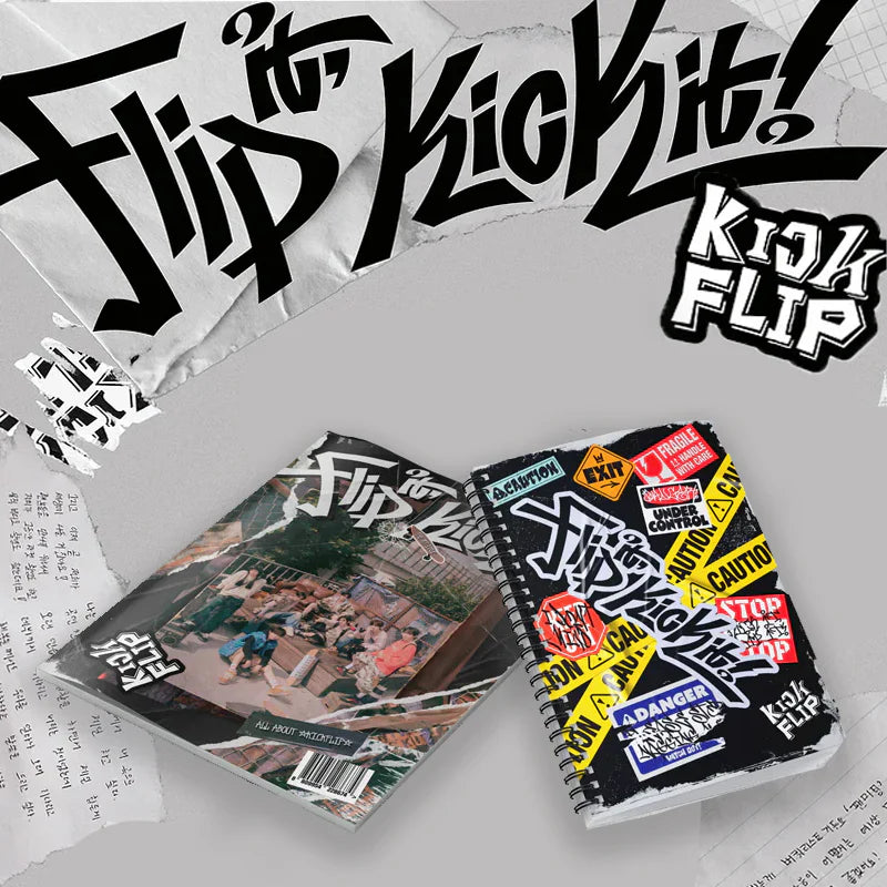 KickFlip - 1st Mini Album [Flip it, Kick it!] (On Board ver. / Stop it ver.)