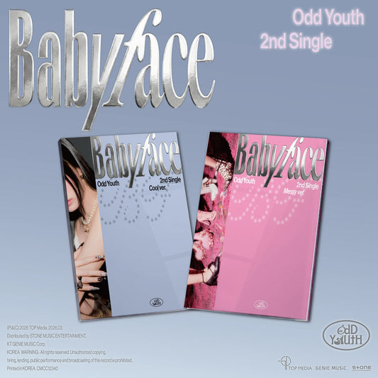 (KOOKY PHOTOCARD EVENT) ODD YOUTH - 2nd Single Album [Babyface] (Photobook Ver.)