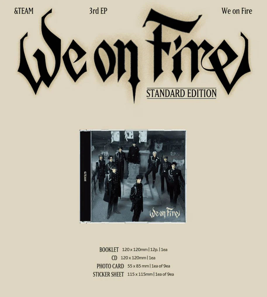 &TEAM - 3rd EP [We on Fire] (STANDARD EDITION)
