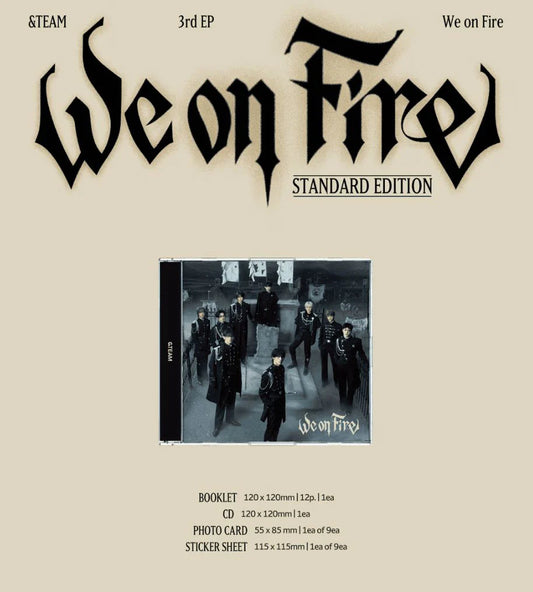 &TEAM - 3rd EP [We on Fire] (STANDARD EDITION)