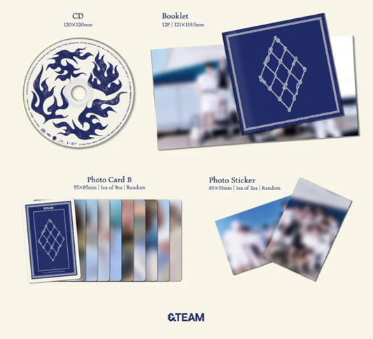 &TEAM - 2nd Single [AOARASHI] (Standard)