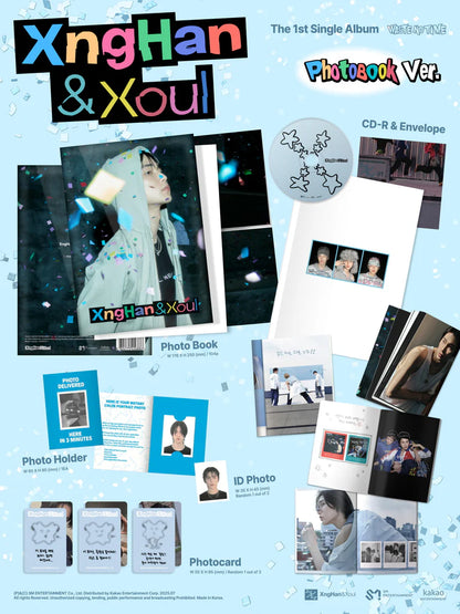 XngHan&Xoul - 1st Single Album [Waste No Time] (Photobook ver)